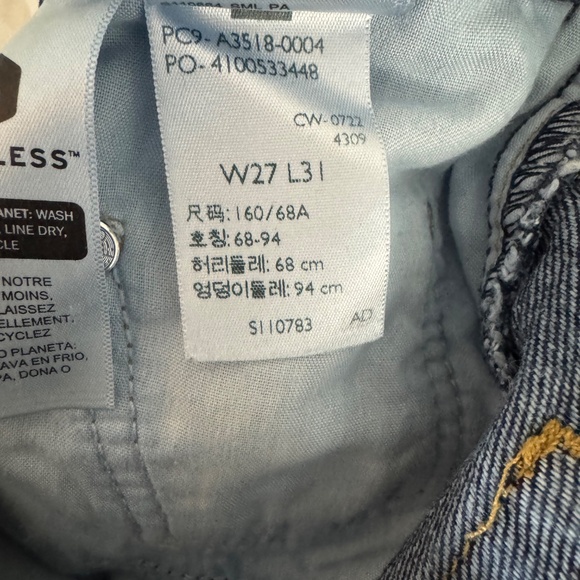 Levi’s SilverTab ’94 Baggy Jeans Women’s Size 27 Dark Wash Straight Leg Vintage - Picture 14 of 14